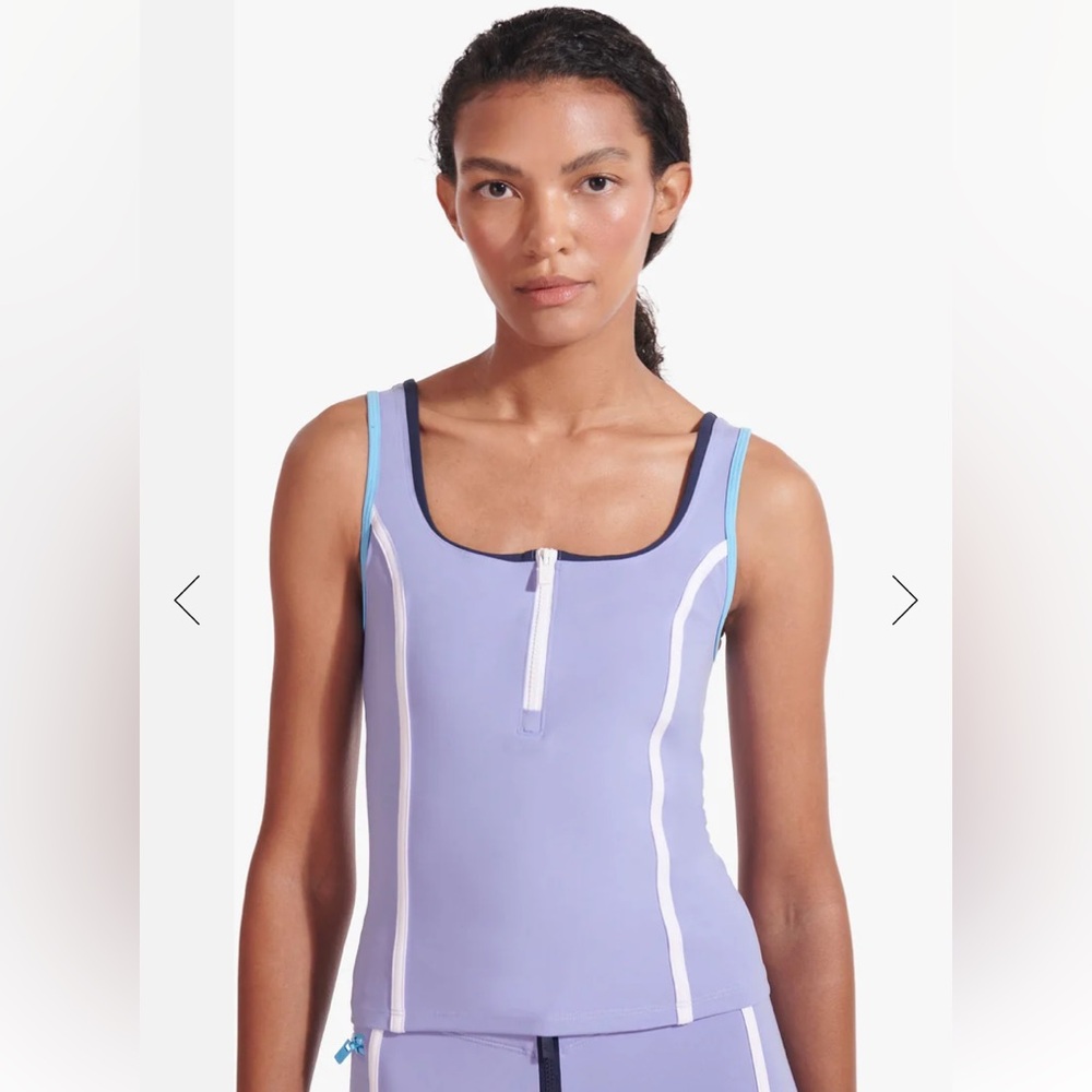 NWT STAUD NB X STAUD NBSLEEK TANK GALAXY PURPLE - Medium